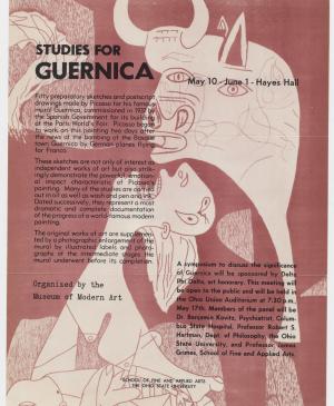 Studies for Guernica, Ohio State University