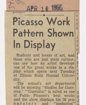 Picasso Work Pattern Shown in Display