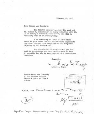 Carta de Louise A. Boyer a Petro (Nelly) Van Doesburg