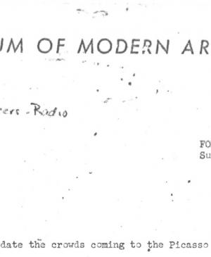 Picasso: 75th anniversary. Récord de asistencia