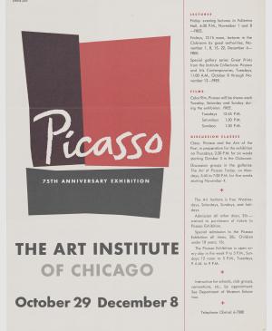 Picasso: 75th Anniversary, Art Institute of Chicago