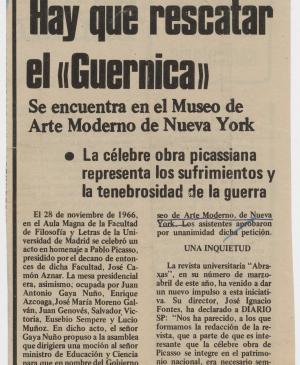 Hay que rescatar el Guernica