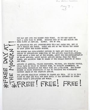 Free day at the Modern!