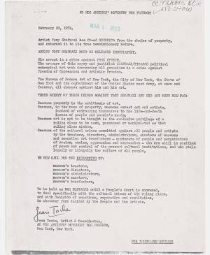 El artista Tony Shafrazi ha liberado <em>Guernica</em> de sus cadenas de propiedad y le ha devuelto su naturaleza revolucionaria