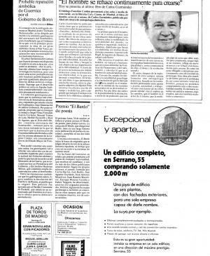 Probable reparación simbólica de Guernica por el Gobierno de Bonn