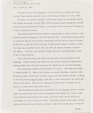 Memoria sobre Guernica