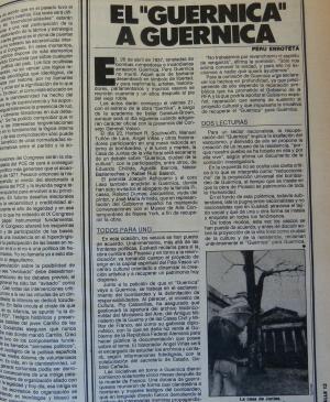 El ‘Guernica’ a Guernica
