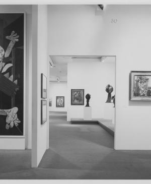 View of the exhibition Pablo Picasso: A Retrospective  at the Museum of Modern Art, New York