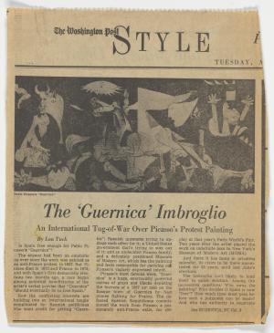 El embrollo de Guernica. Forcejeo internacional por la pintura de protesta de Picasso