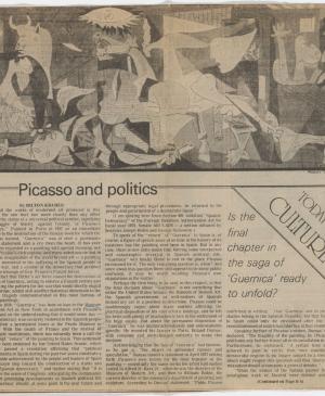 Picasso y la política