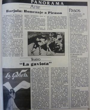 Barjola: homage to Picasso