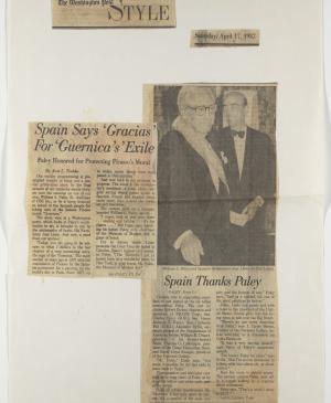 España da las gracias por el exilio de Guernica