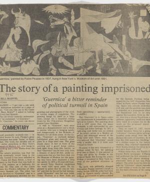 The story of a painting imprisoned