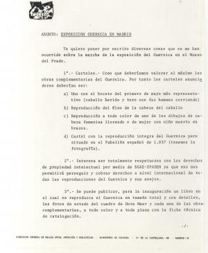 Carta sobre la exposición del Casón del Buen Retiro