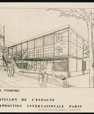 Planos del Pabellón de de España