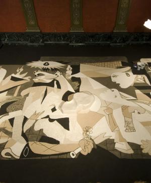 Vista de la instalación: "Lee Mingwei: Impermanence", Centro Cultural de Chicago, 2007