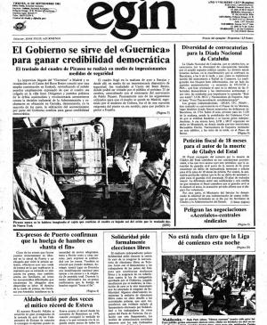 El gobierno se sirve del Guernica para ganar credibilidad democrática