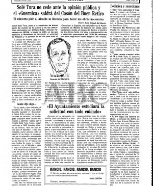 Solé Tura no cede ante la opinión pública y el 'Guernica' saldrá del Casón del Buen Retiro