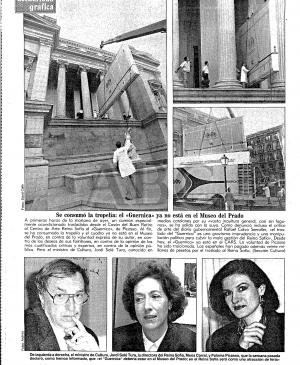 Se consumó la tropelía: el Guernica ya no estará en el Museo del Prado