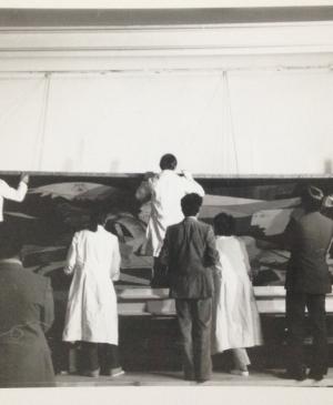 Alzado de Guernica en el Casón del Buen Retiro