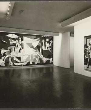 Guernica en la exposición Picasso Between the Wars, 1919-1939 del Museum of Modern Art de Nueva York