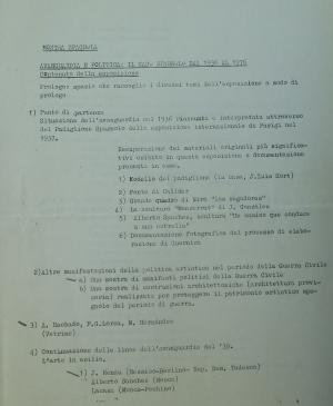 Informe sobre la exposición Avanguarda e politica: il caso spagnolo dal 1936 al 1976