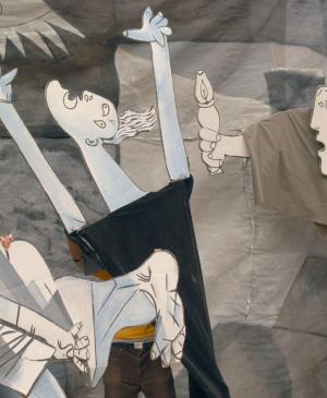 Protesta en el segundo aniversario de la invasión de Irak