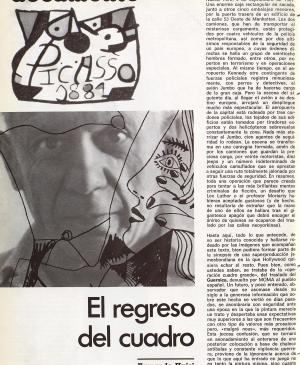 El regreso del cuadro