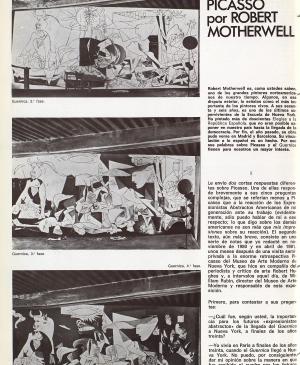 «Picasso», artículo aparecido en la revista Guadalimar