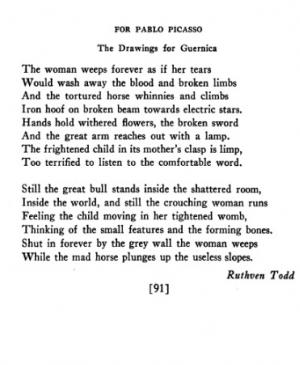 Para Pablo Picasso. Los dibujos para Guernica. 