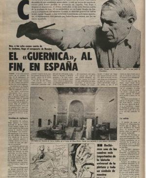 El "Guernica", al fin, en España