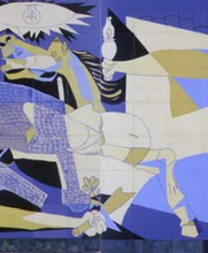 Beatriz González, Mural para fábrica socialista, 1981