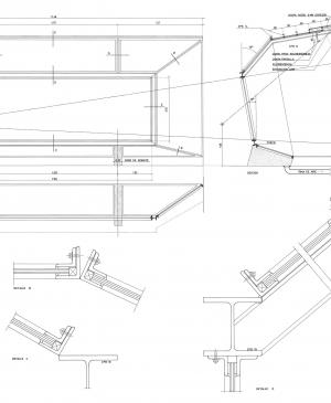 EN Planos de la urna de vidrio «antidisturbios» protectora de Guernica