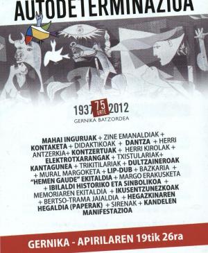 EN Programa de los actos conmemorativos por el 75 aniversario del bombardeo de Gernika