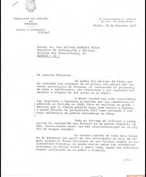 EN Carta de Luis López Ballesteros a Alfredo Sánchez Bella