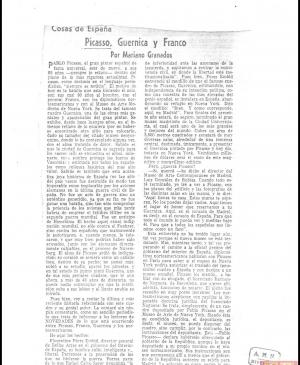 Picasso, Guernica y Franco