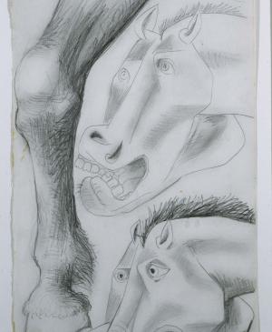 Studies for the Horse. Sketch for Guernica