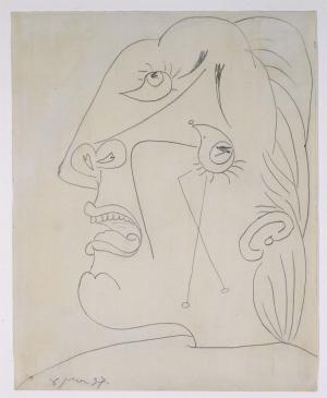 Cabeza llorando (IV). Postscripto de «Guernica»