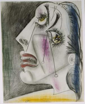 Cabeza llorando (VI). Postscripto de «Guernica»