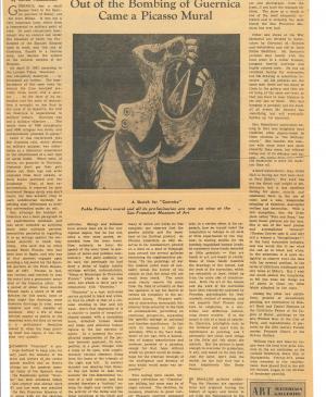 Tras el bombardeo de Guernica vino un mural de Picasso