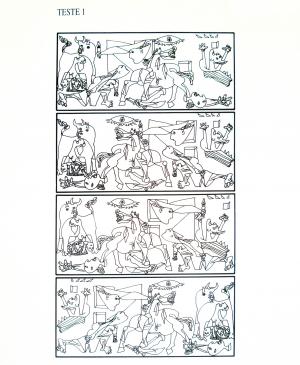 Teste 1 y teste 2, de la serie Jogos de arte