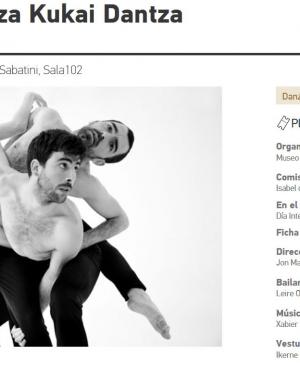 Compañía de danza Kukai Dantza. Gernika-Guernica