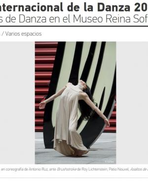 Quiebro.  Día Internacional de la Danza 2014 Asaltos de Danza en el Museo Reina Sofía