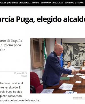 Mural de Guernica en la sala de Plenos del Ayuntamiento de Villamena, Granada