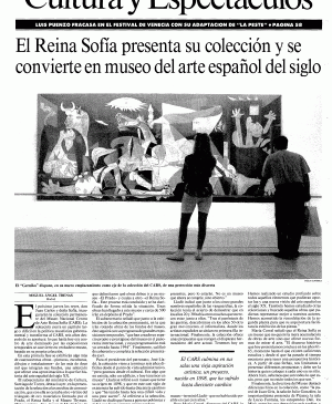 El Reina Sofía presenta su colección y se convierte en museo del arte español del siglo