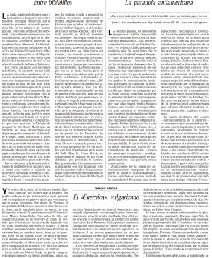 El «Guernica», vulgarizado