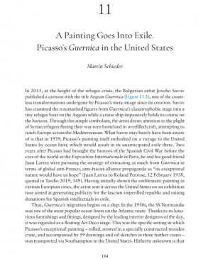 Martin Schieder, A Painting Goes into Exile. Picasso’s Guernica in the United States, 2024. © Creative Commons Attribution-NonCommercial 4.0 International (CC BY-NC 4.0), 2024