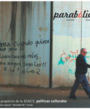 Arte/facto y BNV Producciones, “A propósito de la BIACS: políticas culturales“, <em>Parabólica Magazine</em>, Sevilla, n.º especial, noviembre, 2004