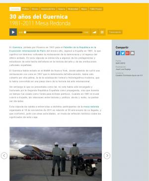 Guernica, 30 years (1981-2011)